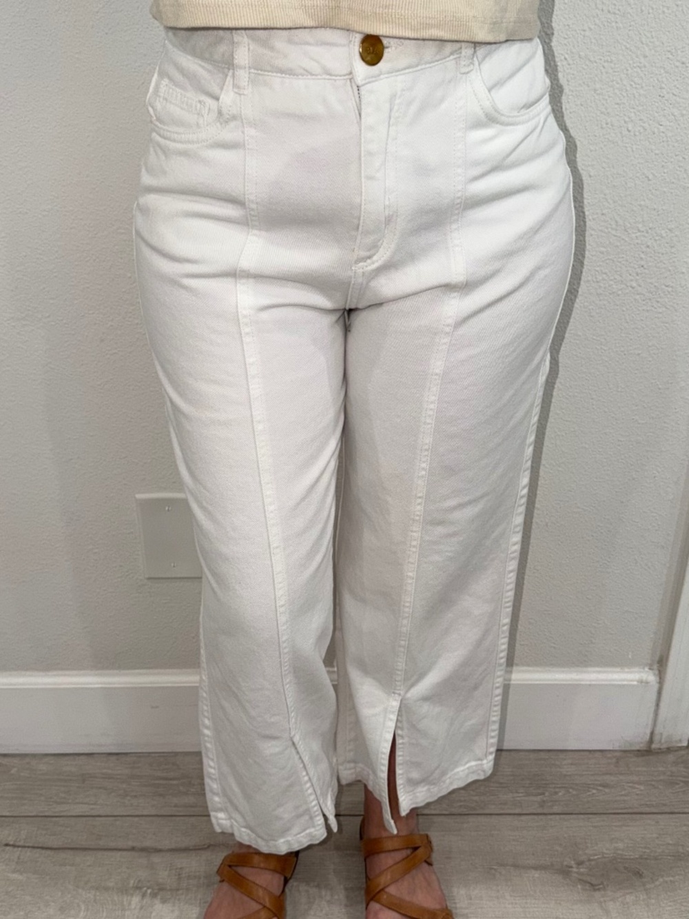 White Colombian Jeans